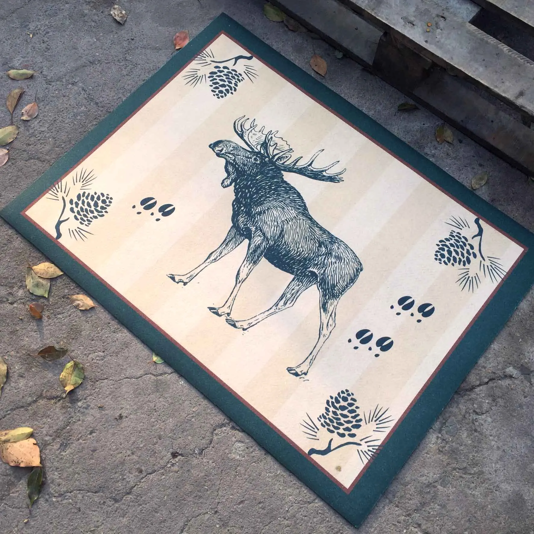 Printable White Plain Outdoor Sublimation Blank  Rubber Door Mats Doormats