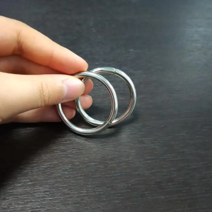 Metal O ring for dog collar JO-OR-112