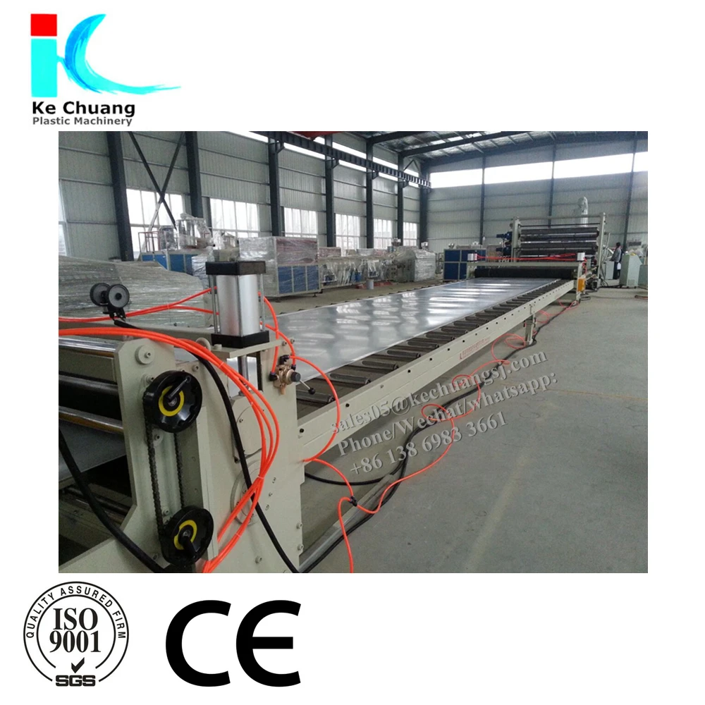 PVC sheet making machine production line/PVC plate extrusion line/plastic sheet machine