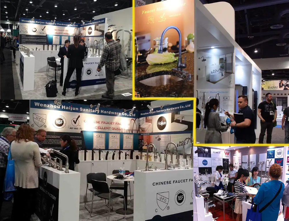 Watermark Tapware Long neck Single Handle Single Hole Brushed Nickle Pull Down Spring Kitchen Sink Faucet