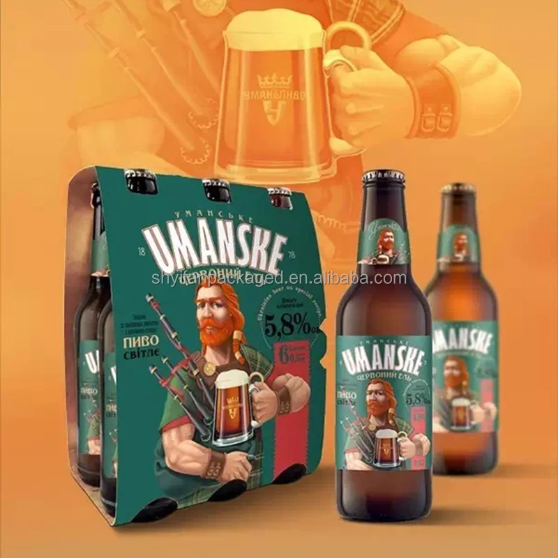 OEM Новые необычные бутылки, картон упаковки box