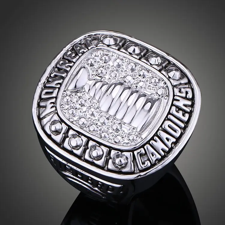 Freeshipping NHL Montreal Canadiens Ice Hockey Champion Ring Without Rhinestone Sport Jewelry Drop Shipping