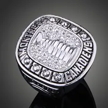 Freeshipping NHL Montreal Canadiens Ice Hockey Champion Ring Without Rhinestone Sport Jewelry Drop Shipping