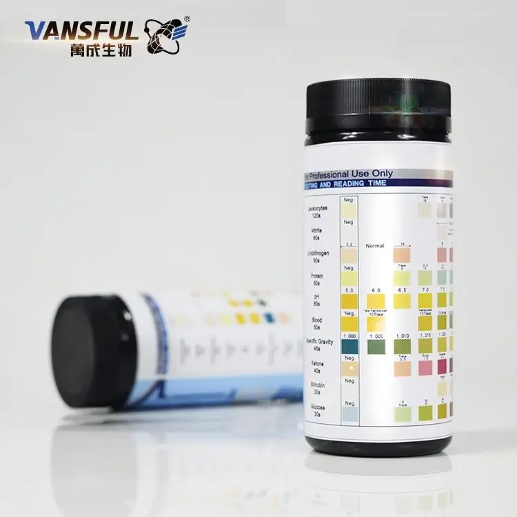 URS-10T анализа мочи химические реагенты для тестовая бумага 10 параметры мочевые тест-полоски