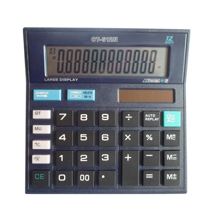 CT-512 Calculator & big size desktop calculator & solar calculator
