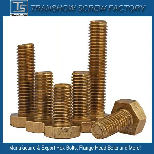 Fine Quality China Suppy Bronze Brass Hex Bolt