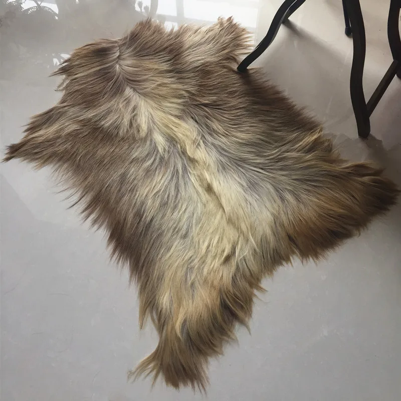 New Design Fluffy Soft Home Decor Living Room Bedroom Long Hair goat fur rug