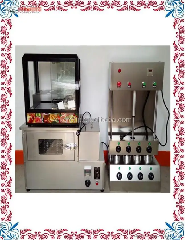 Patented High efficiency Kono Cone Pizza Machine / Kono Cone Pizza production line for sale with CE approved