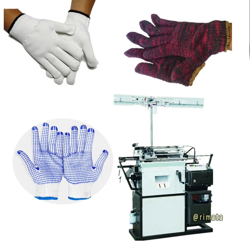 7G Automatic Gloves Knitting Machine Cotton Hand Gloves Maker Safety Gloves Producer