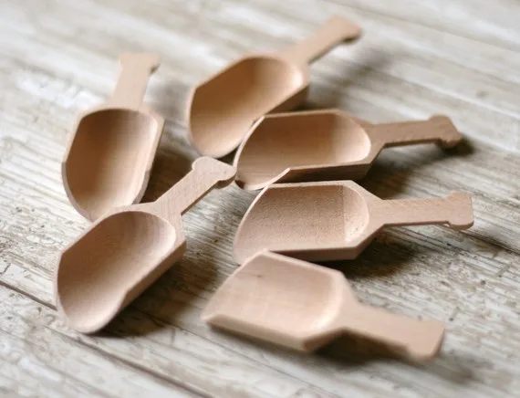 High Quality Custom Cheap Mini Wood Scoop
