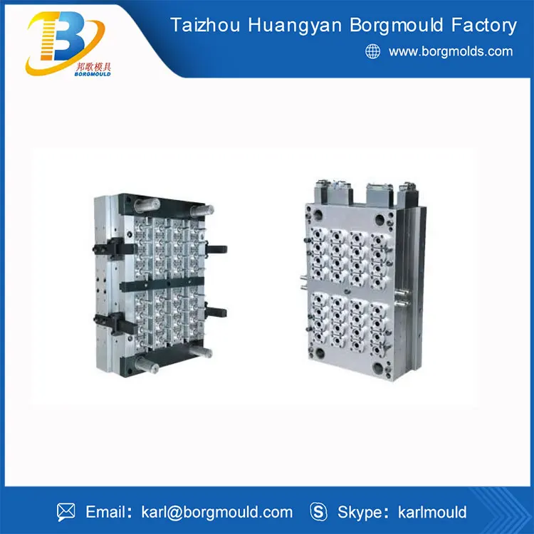 High precision plastic PET preform hot runner mold