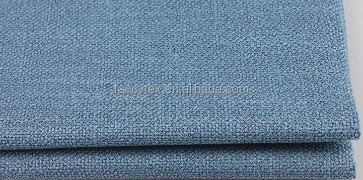 
wholesale China manufacturer faux Linen sofa curtain blackout bonded fabric for home textile furniture upholstery textile fabric 