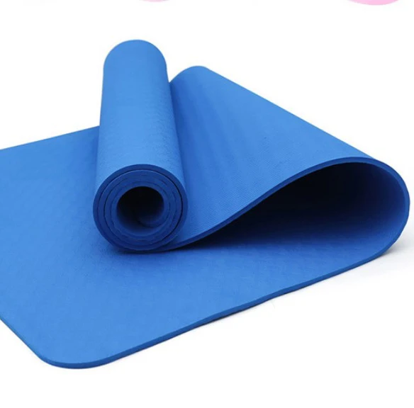 TPE yoga mat wholesale 8mm thick TPE yoga mat and non slip yoga mat
