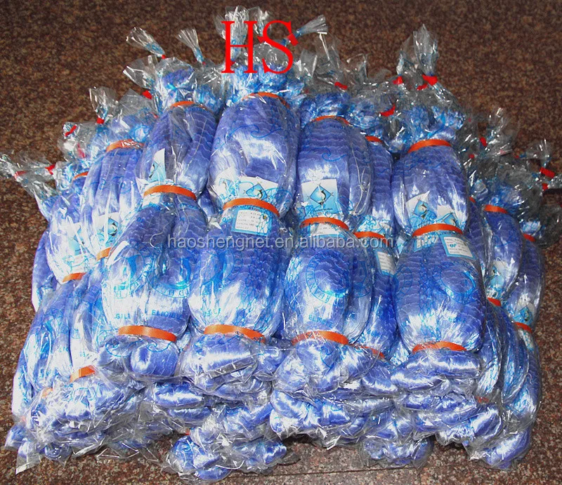 India light blue nylon monofilament fishing net with best stretch
