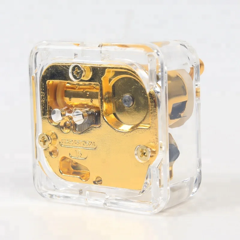 2017 new yunsheng music box movement acrylic gift