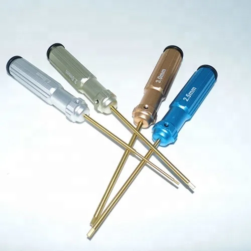 Pretty Rainbow Four-Color RC Hex Screwdriver Set Steel Handle Tools Kit for Hobby Quadcopter