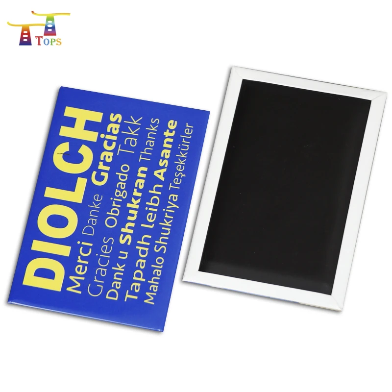 2024 High Quality 90*65mm Custom Design Travel Souvenir Fridge Paris Picture Frame Freezer Magnet