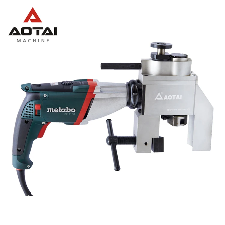 
AOTAI ISC-76-II light weight portable out mounted automatic feeding metabo electric motor pipe beveling machine 