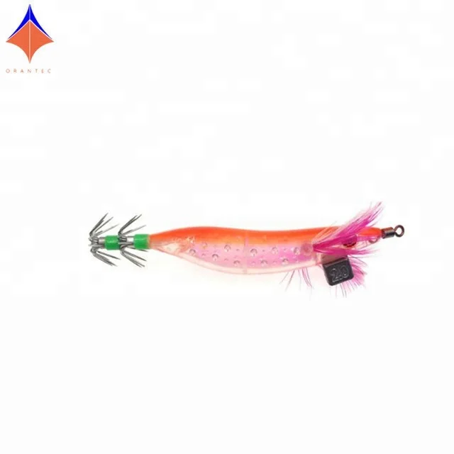 Factory Price Fishing Hook 2.0 Banana Shrimp Bionic Bait Noctilucent Hooks
