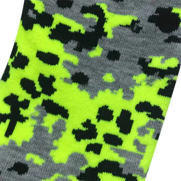 Kids Non Skid Trampoline Park Socks with camouflage
