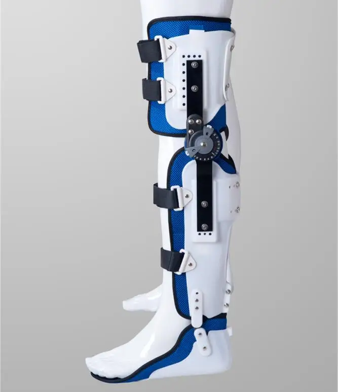 Knee Immobilizer KAFO Hinged Knee Ankle Foot Orthosis Support Lower Limbs Brace knee joint fracture leg bracket