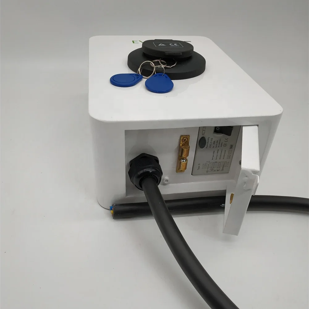 Зарядное устройство для электромобилей, 3,3 кВт, 230 В, 16 А, зарядная станция для электромобилей переменного тока с разъемом типа 2 и RCD типа B, зарядная батарея для электромобилей, OEM