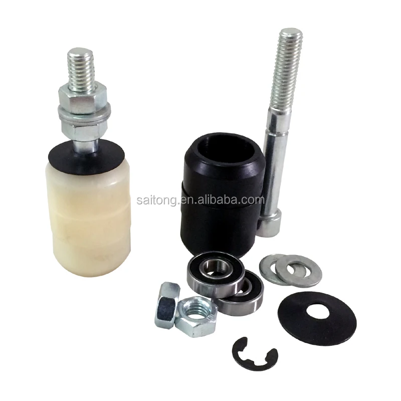 ball bearing guide with nylon roller for sliding gate