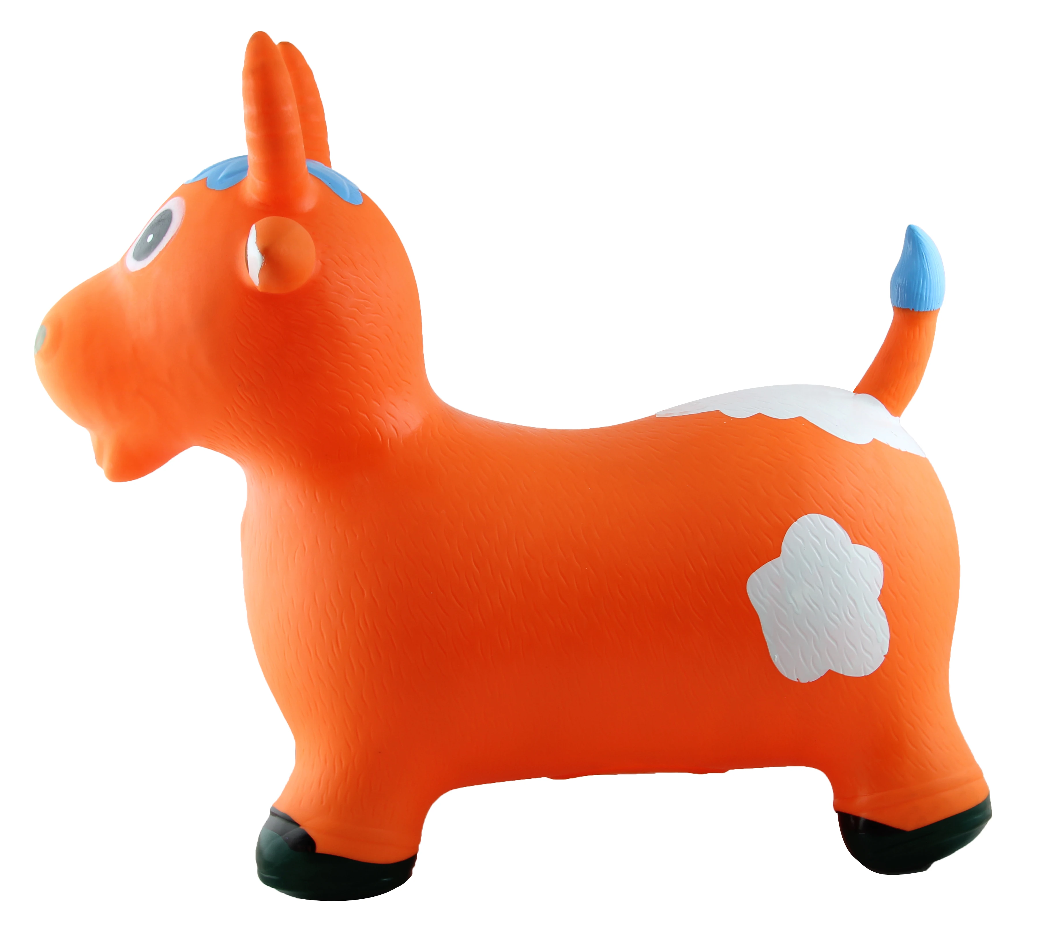 Inflatable Eco-friendly PVC material Ride-on Animal hopper Painting Cow indoor & outdoor toys