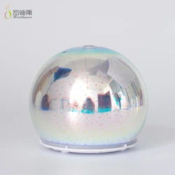 home fragrance diffuser glass 3d firework fog mist lamp electronic fragrance oil diffuser aromaterapia