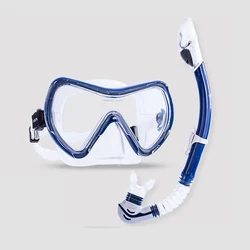 Изготовленный на заказ для плавания под водой из пропускающего воздух Бесплатная Дайвинг анфас маска для подводного плавания комплект