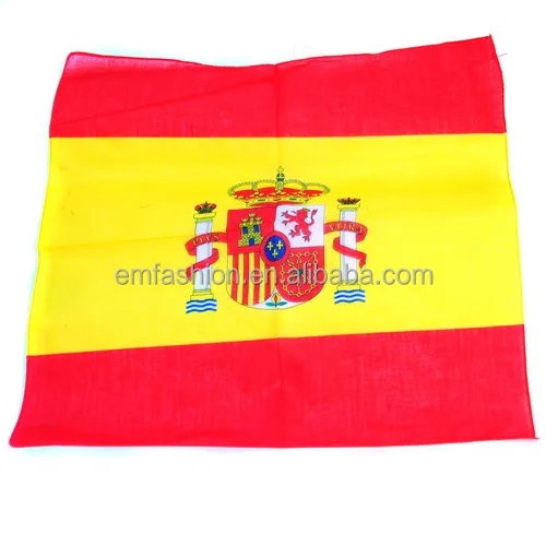 Spain Genmary Portugal National UK USA Brazil National Flag Print Headband Bandana