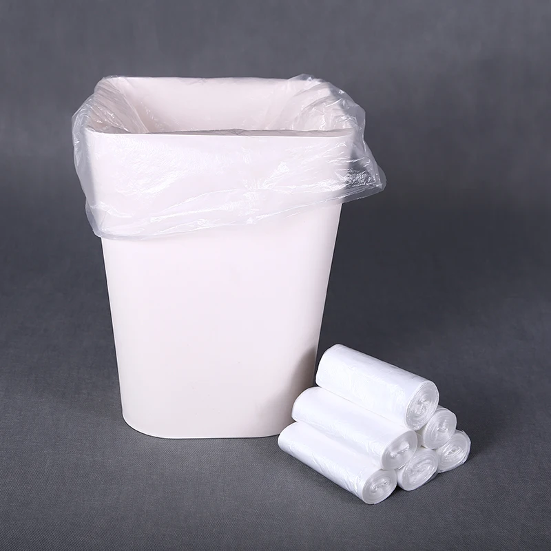 Manufacturer HDPE LDPE Plastic Colored Drawstring Bin Bags Rubbish Bags