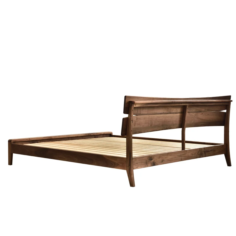 nordic contracted single solid wood double beauty king size bed furniture designs solid wood bedroom furniture set