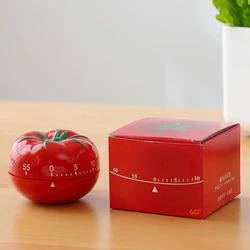 Novelty Back Loud Rotating Alarm 60 Minute Second Count Up Countdown mechanical tomato kitchen timer