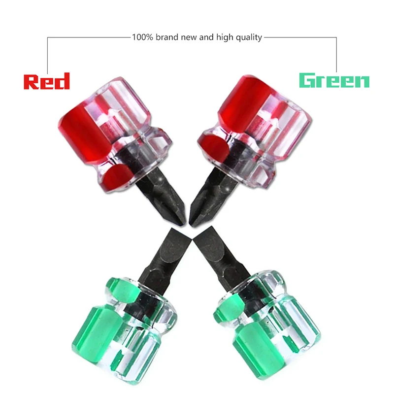 6x14mm Phillips and Slotted Screwdriver Bits Single Side Mini Screwdriver Tools  Anti Slip Hand Tools Disassemble Tools