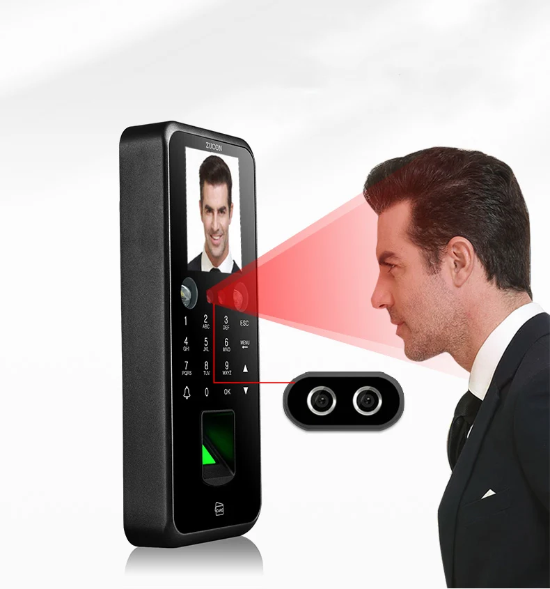 
OEM biometric fingerprint access control face access control time attendance face recognition camera 