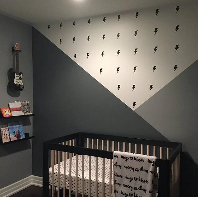 Removable Triangle Wall Decal - Triangle Vinyl Wall Stickers