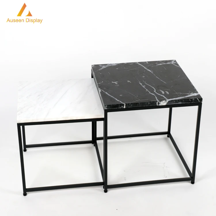 
Small square marble table for living room 