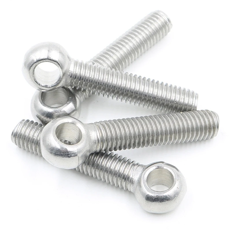 Alloy steel/ stainless steel fixed ring closed swivel eyelet joint bolt screw