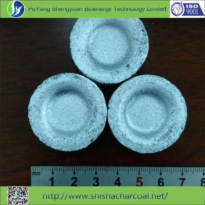 Горячие продажи smoleless серебро кальян уголь для кальяна