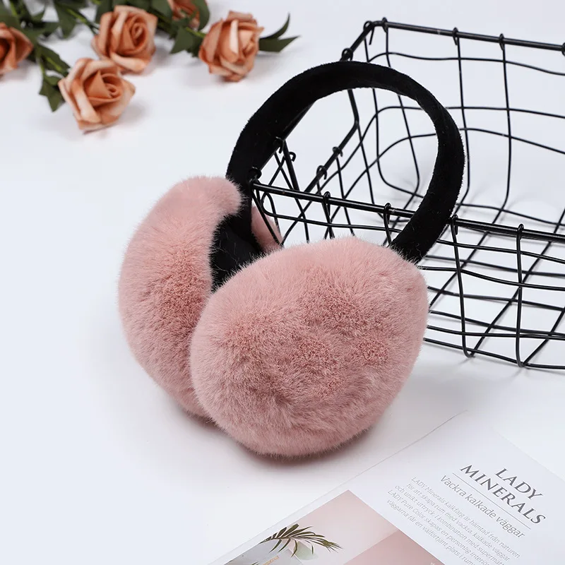
Earmuff Set Girls Fresh Lovely Mori Girl Soft Sister Sweet Ear Bag Warm Earmuffs Girls Winter Earmuffs 