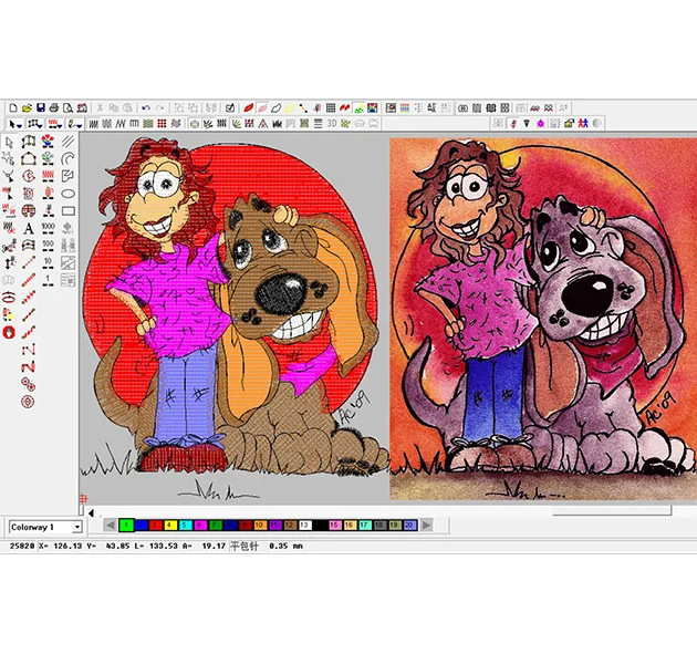 
Senior Designer Fast High-quality Machine Embroidery Digitizing Custom Any Designs Logo Patch Hot-sale Hook And Loop Design 