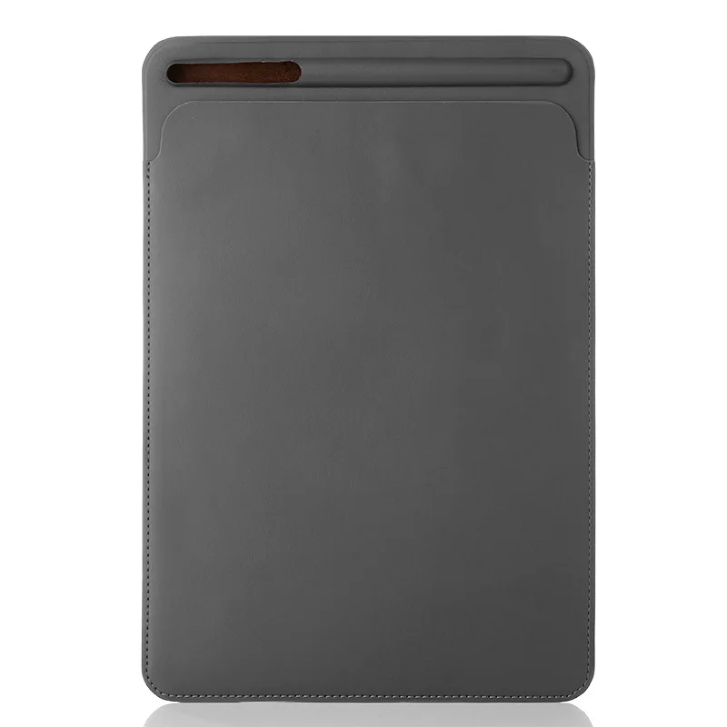 
New Luxury PU Leather Portable Sleeve Case for iPad 2/3/4 Mini 2/3/4 Pro 12.9 Pouch Bag Protective Cover with Pencil Holder 