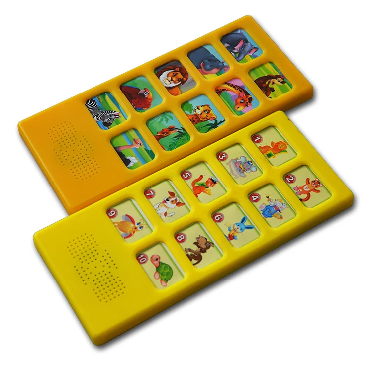 custom animal recordable  kids laptop children islamic sound books sound module for book  with push button