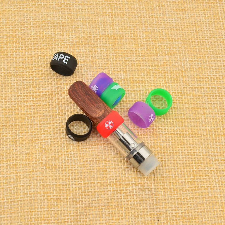 
Silicone Vape Band Custom Rubber Silicon Vape Band 10mm Vape Bands for cbd cartridge 