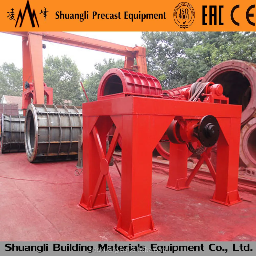 Reinforced Roller Suspension Concrete Pipe Making Machine culvert pipe