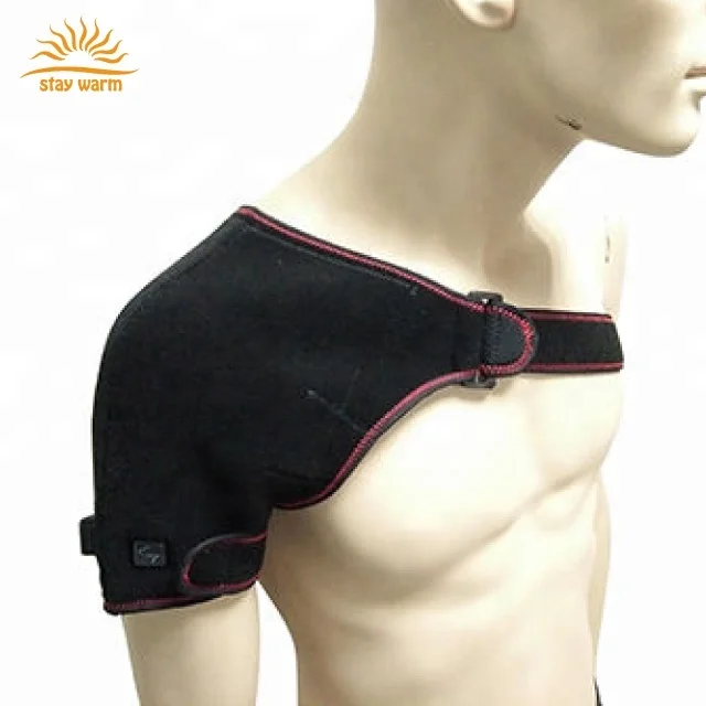 Medical Health Care Heated Shoulder Support wrap Far Infrared Shoulder Heating Pad