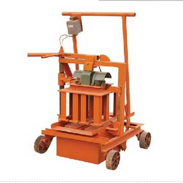 Concrete cement movable small brick making machine QMR2-45 earn money in Shandong China hot sale in Ethiopia and Nigeria Kenya
