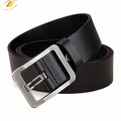 Top Quality Custom Pin Buckle Business Men Genuine Leather Belt