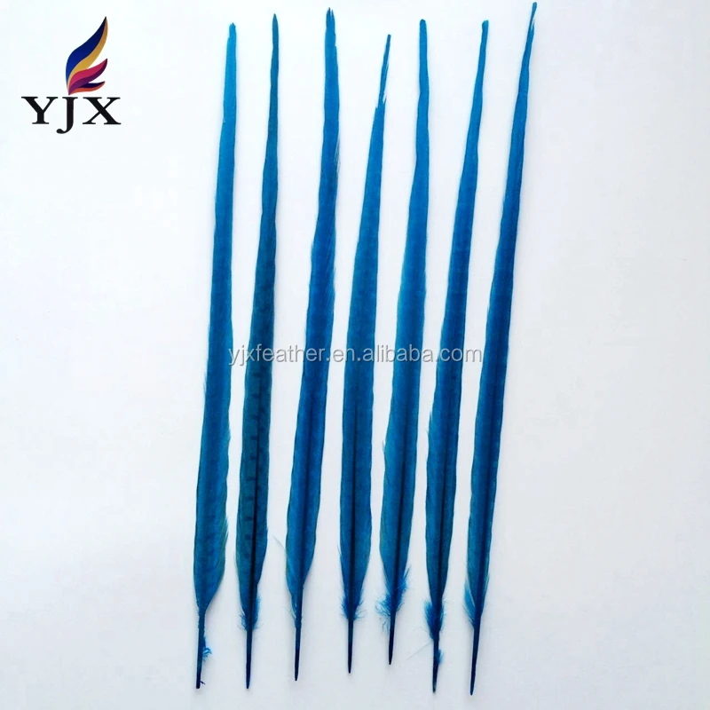50-55cm cheap man-made ring-dyed pheasant feathers for carnival costumes